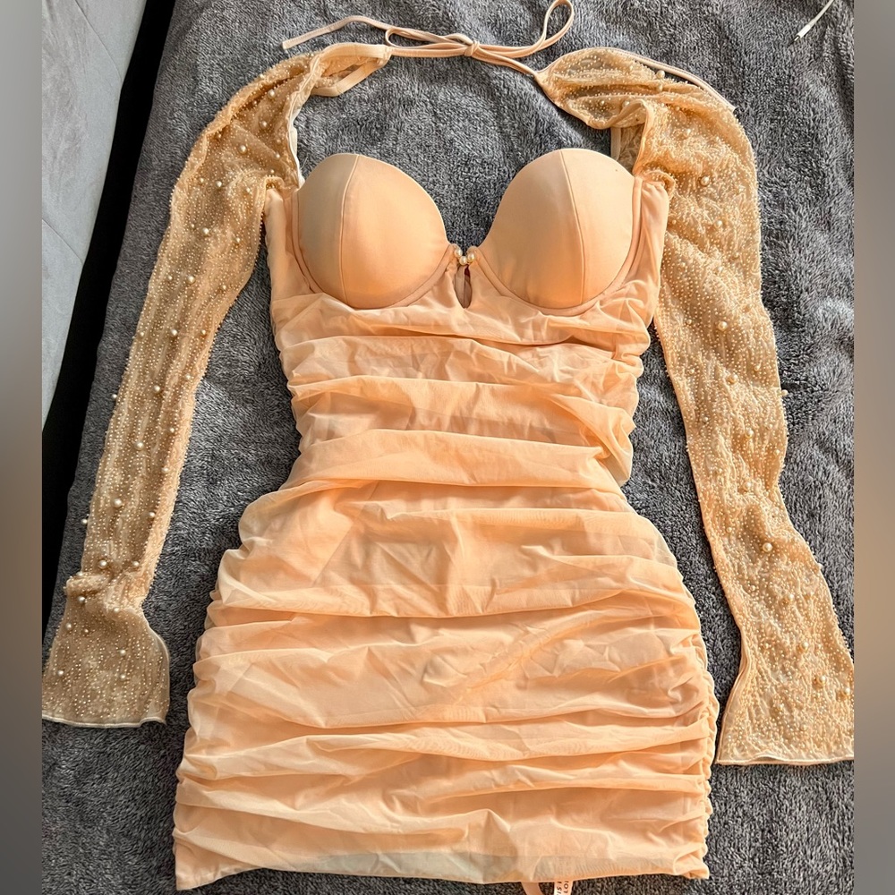 Oh Polly Sand Dress